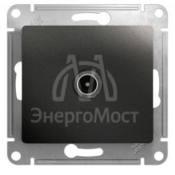 Механизм розетки TV Glossa 1DB оконечной антрацит SchE GSL000791