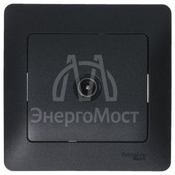 Механизм розетки TV Glossa 1DB оконечной антрацит SchE GSL000791