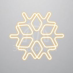 Фигура &amp;quot;Снежинка&amp;quot; из гибкого неона 60х60см тепл. бел. Neon-Night 501-326