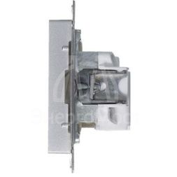 Механизм розетки 1-м СП AtlasDesign 16А без заземл. алюм. SchE ATN000341