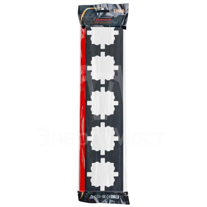 Рамка 5-мест. горизонт. ZIMA черн. бархат LEZARD 704-4200-150