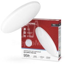 Светильник светодиодный NEO SIMPLE-9565-WH 95Вт 230В 6500К 7600лм 460х67мм бел. IN HOME 4690612060866