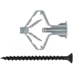 Дюбель для гипсокартона &amp;quot;бабочка&amp;quot; 10х50 с сам. 4х60 (уп.4шт) Tech- Krep 126703