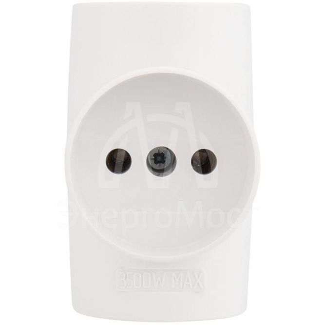 Разветвитель 3-м без заземл. 10А IP20 бел. Rexant 11-1077