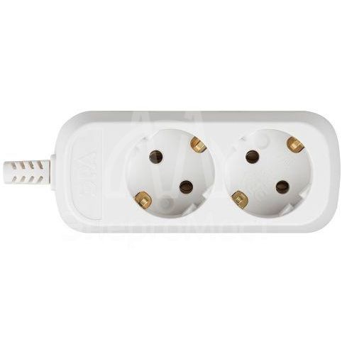 Колодка удлинителя KX-2e 2-м с зазeмл. ЭРА Б0028339