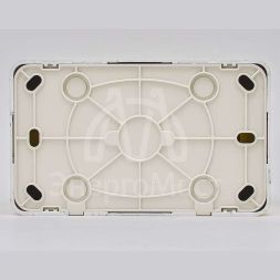 Розетка 2-м ОП VIOLA с заземл. беленый дуб LEZARD 751-5200-127