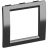 Рамка 2мод. универс. под Brava/VIVA/45х45 черн. DKC F00011B