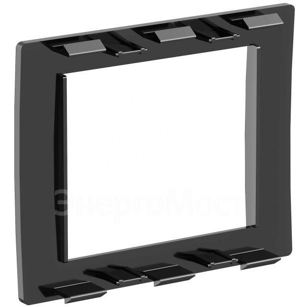 Рамка 2мод. универс. под Brava/VIVA/45х45 черн. DKC F00011B