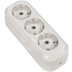 Колодка удлинителя 3-м с заземл. 16А Эксперт 3.5кВт EKF AKB16-3