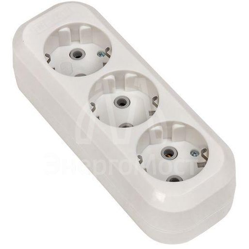 Колодка удлинителя 3-м с заземл. 16А Эксперт 3.5кВт EKF AKB16-3