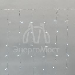 Гирлянда &amp;quot;Дождь&amp;quot; светодиодный 2х3м эффект мерцания прозр. провод IP44 230В диоды бел. 300 LED Neon-Night 235-555