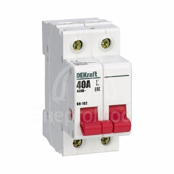 Выключатель-разъединитель 2п 40А ВН-102 SchE 17024DEK