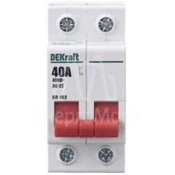 Выключатель-разъединитель 2п 40А ВН-102 SchE 17024DEK