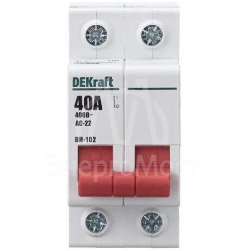 Выключатель-разъединитель 2п 40А ВН-102 SchE 17024DEK