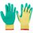 Перчатки х/б со вспененным латексным покрытием 10дюйм MOS 12475М