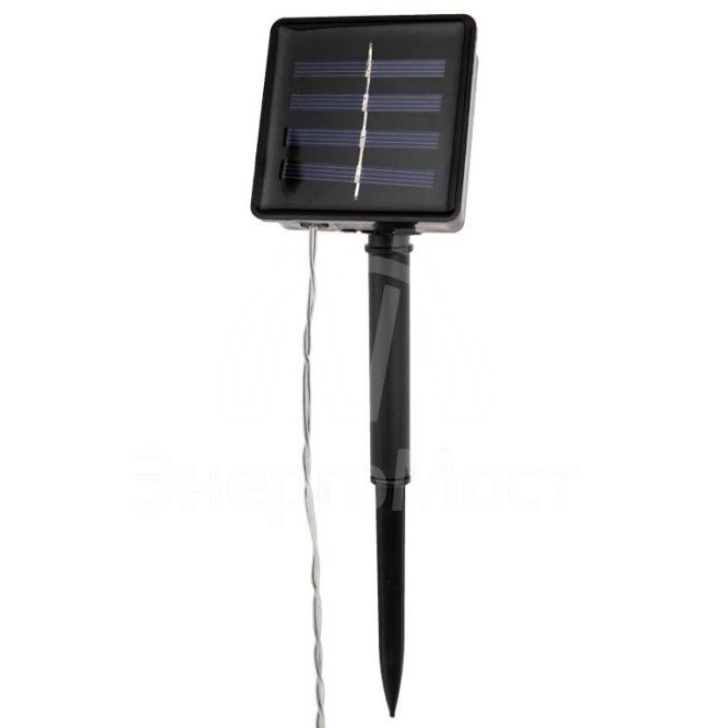 Гирлянда светодиодная &amp;quot;Звезды&amp;quot; солнечная батарея 12LED тепл. бел. 1.2м Neon-Night 303-070