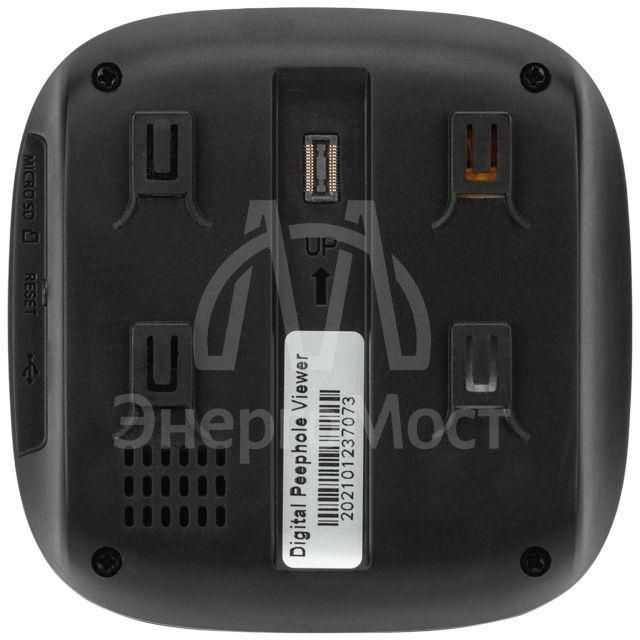 Видеоглазок дверной DV-111 с цветным LCD-дисплеем 2.4дюйм и функцией записи фото Rexant 45-1111
