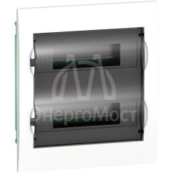 Бокс СП EASY9 встраив. с прозр. дверью 2ряда 24мод. SchE EZ9E212S2FRU