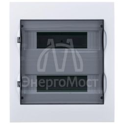 Бокс СП EASY9 встраив. с прозр. дверью 2ряда 24мод. SchE EZ9E212S2FRU