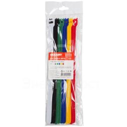 Набор хомутов MGT-310 16х310 P6.6 многораз. на липучке разноцвет. (уп.12шт) Rexant 07-7310