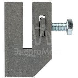 Держатель для полосы толщиной до 8мм с фикс. болтом HZ PROxima EKF lp-d2312