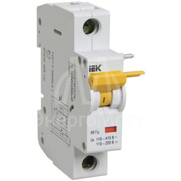 Расцепитель независимый РН60 на DIN-рейку IEK MVA30D-RN