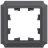 Рамка 1-пост. AtlasDesign Antique базальт SE ATN101401