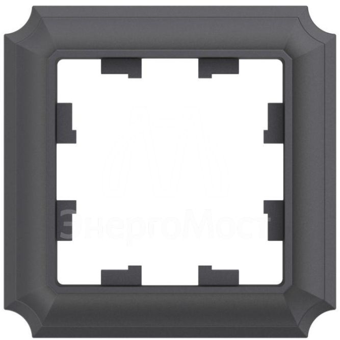 Рамка 1-пост. AtlasDesign Antique базальт SE ATN101401