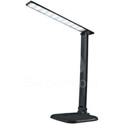 Светильник настольный светодиодный ССО 02Ч 10Вт 4000К 625лм сенсор-диммер адаптер черн. IN HOME 4690612013480