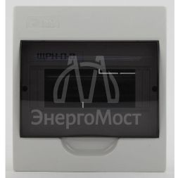 Бокс ЩРН-П-8 мод. навесной пластик IP41 SIMPLE NO-box_simple-plastic_8_surface ЭРА Б0041523