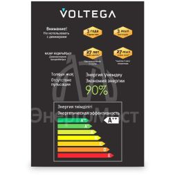 Лампа светодиодная Loft Led G125 4Вт 2500К E27 Voltega 8551