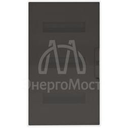 Щиток встраиваемый FRAME 36мод с тонированной дверцей с 4 шинами PEN (2шт на 8 отверст. и 2шт на 10 отверст.) бел. DKC F36B1WD
