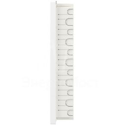 Щиток встраиваемый FRAME 36мод с тонированной дверцей с 4 шинами PEN (2шт на 8 отверст. и 2шт на 10 отверст.) бел. DKC F36B1WD