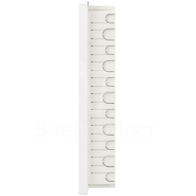 Щиток встраиваемый FRAME 36мод с тонированной дверцей с 4 шинами PEN (2шт на 8 отверст. и 2шт на 10 отверст.) бел. DKC F36B1WD