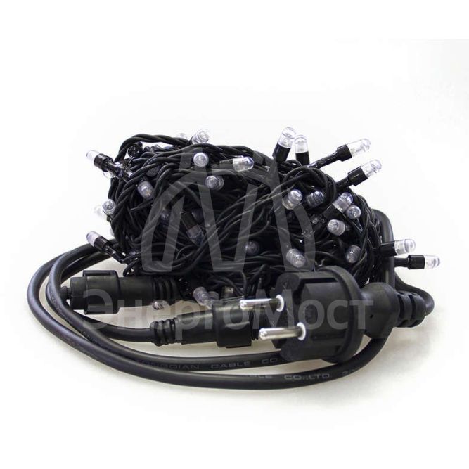 Гирлянда RB-LD100-V-E 100 фиол. светодиодов сетевой провод 150см до 10-ти соединений IP44 10м SHLights 4690601021786