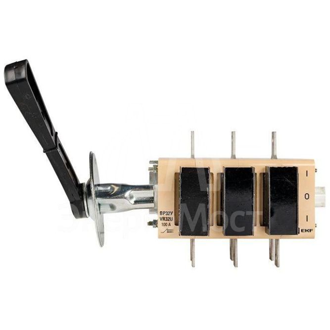 Выключатель-разъединитель ВР32У-31B71250 100А 2 напр. с дугогасит. камерами съемная лев./прав. рукоятка MAXima EKF uvr32-31b71250