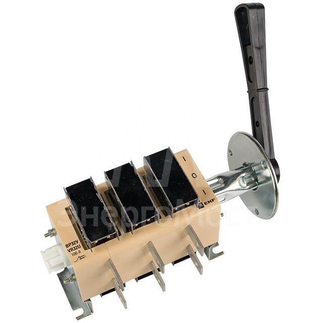 Выключатель-разъединитель ВР32У-31B71250 100А 2 напр. с дугогасит. камерами съемная лев./прав. рукоятка MAXima EKF uvr32-31b71250