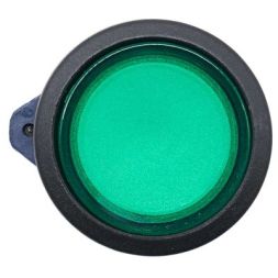 Головка кнопки плоская прозрачная с фиксацией зел. DKC M22P-FLLGP