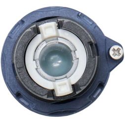 Головка кнопки плоская прозрачная с фиксацией зел. DKC M22P-FLLGP