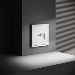 Розетка компьютерная 1-м СП S70 RJ45 кат.6 механизм бел. матов. Voltum VLS060102