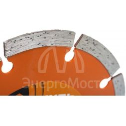 Диск алмазный отрезной сегментный СТАНДАРТ 125х22.2мм сухая резка Вихрь 73/10/3/13