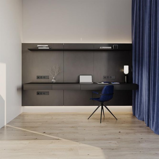 Рамка 4-м S70 пластик. графит Voltum VLS100407