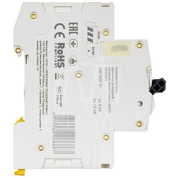 Выключатель автоматический 2п C 63А M06N ARMAT IEK AR-M06N-2-C063