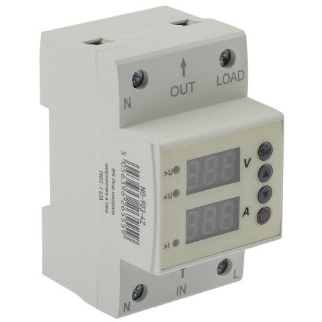 Реле контроля напряжения и тока PRO NO-903-42 РКНТ-1 63А эл. дисплей Эра Б0050658