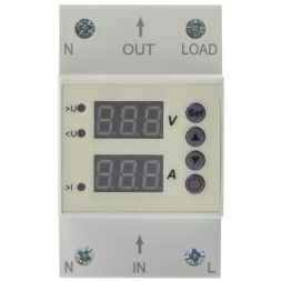 Реле контроля напряжения и тока PRO NO-903-42 РКНТ-1 63А эл. дисплей Эра Б0050658