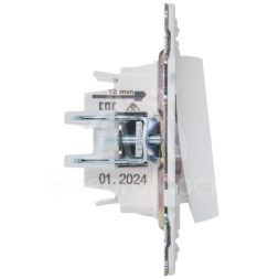 Выключатель перекрестный 1-кл. SKANDY 10А SK-V03W арктич. бел. IEK SK-V13-0-10-K01