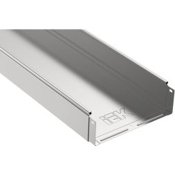 Лоток листовой неперфорир. 400х100 L3000 сталь 1.2мм IEK CLN10-100-400-3