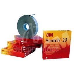 Изолента ЭПР самослипающаяся 19мм (рул.9.1м) Scotch 23 черн. 3М 7000007286