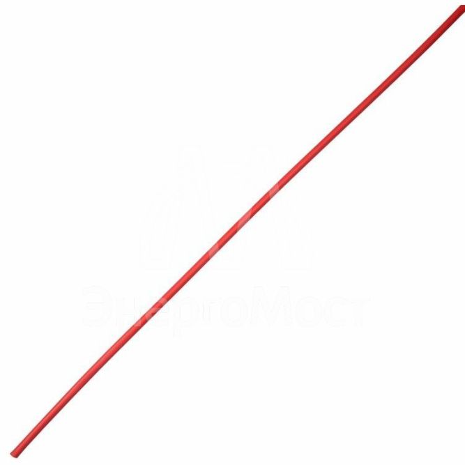 Трубка термоусадочная тонкостен. 9/3 с клеем (3:1) 1м красн. Rexant 26-9004