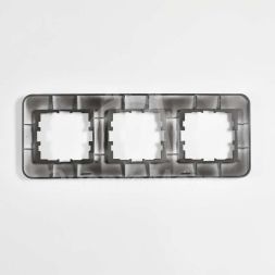 Рамка 3-м KARINA LIFE горизонт. черн. бархат LEZARD 708-4200-148